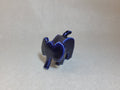 Ceramic Elephant - Deep blue glaze