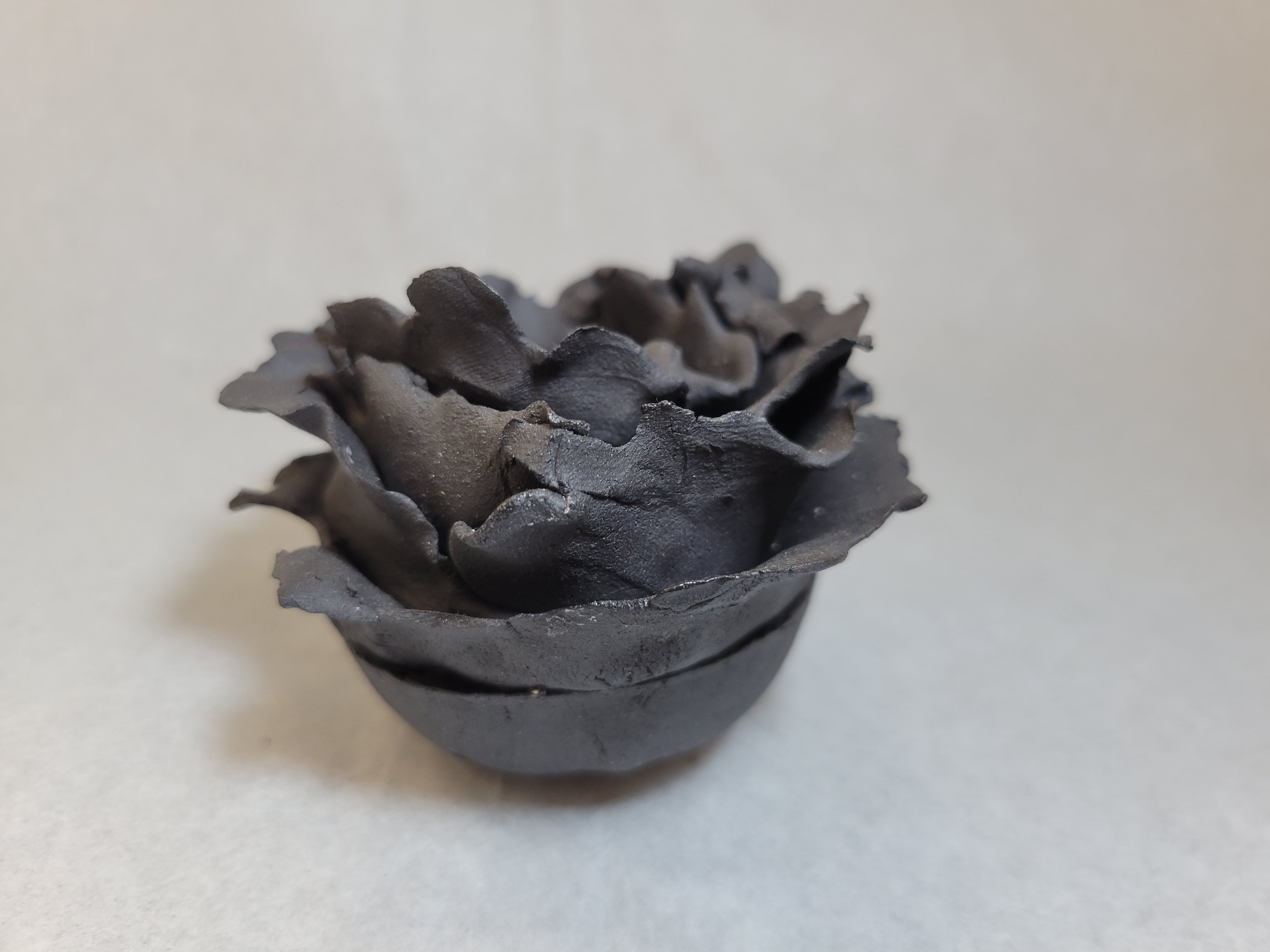 Candle Holder Cabbage - Small - Black