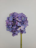 Hydrangea mauve faux short stem