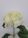 White hydrangea, faux