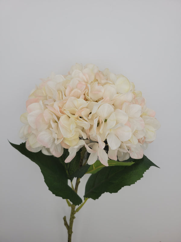 Large hydrangea, blush pink, faux