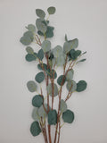 Eucalyptus branch, long stem, faux