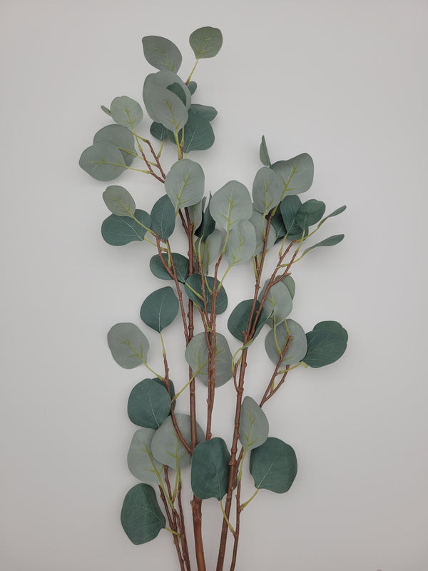 Eucalyptus branch, long stem, faux