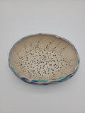 Bowl with wave design