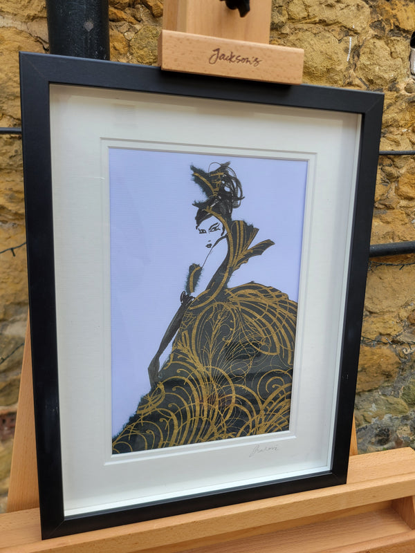 Elegant embellished print - Archer