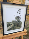 Elegant embellished print - Darkness Ripe