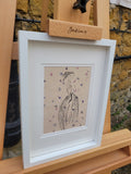 Elegant embellished print - Encounter