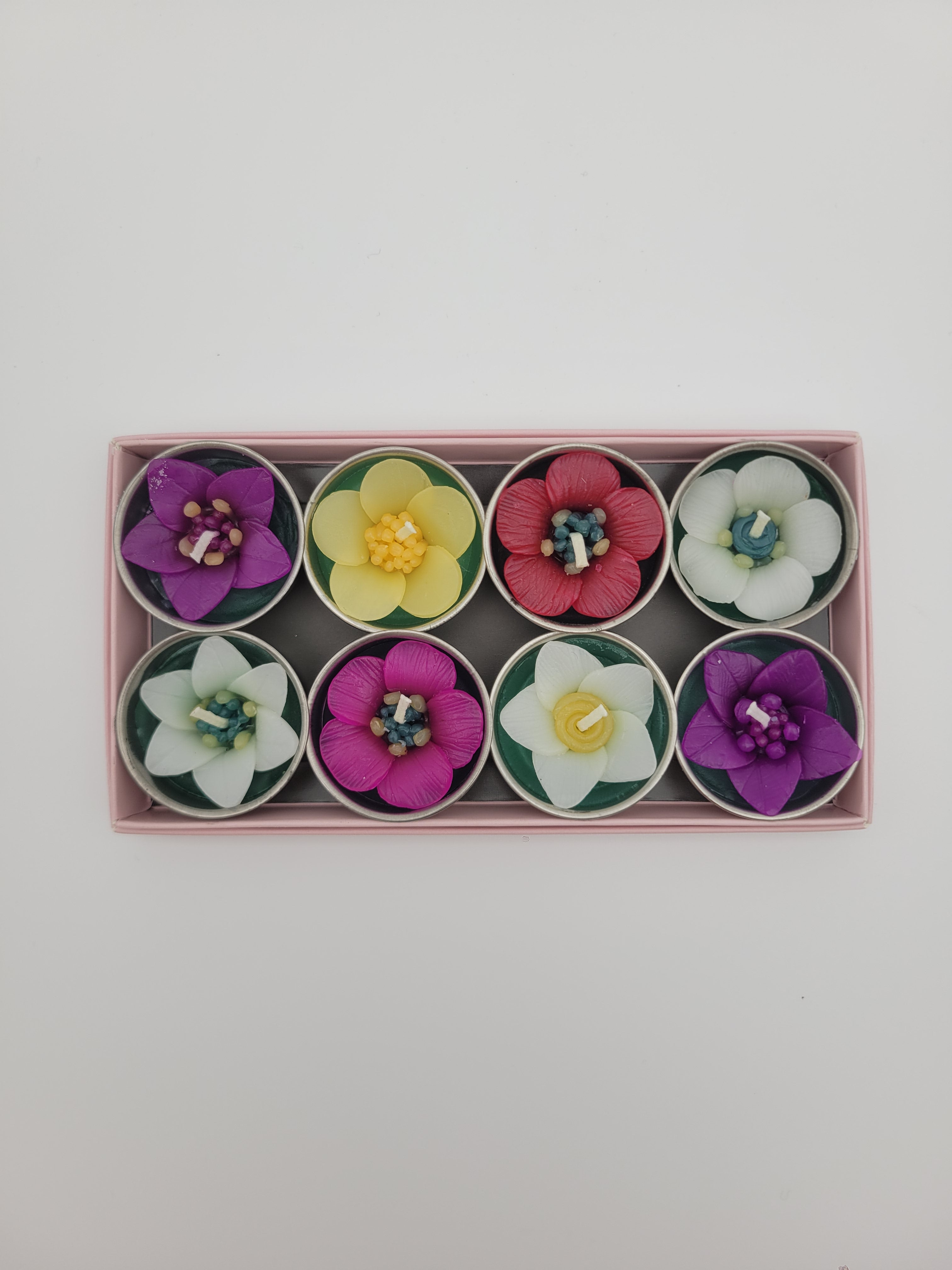 Scented tea lights - flowers