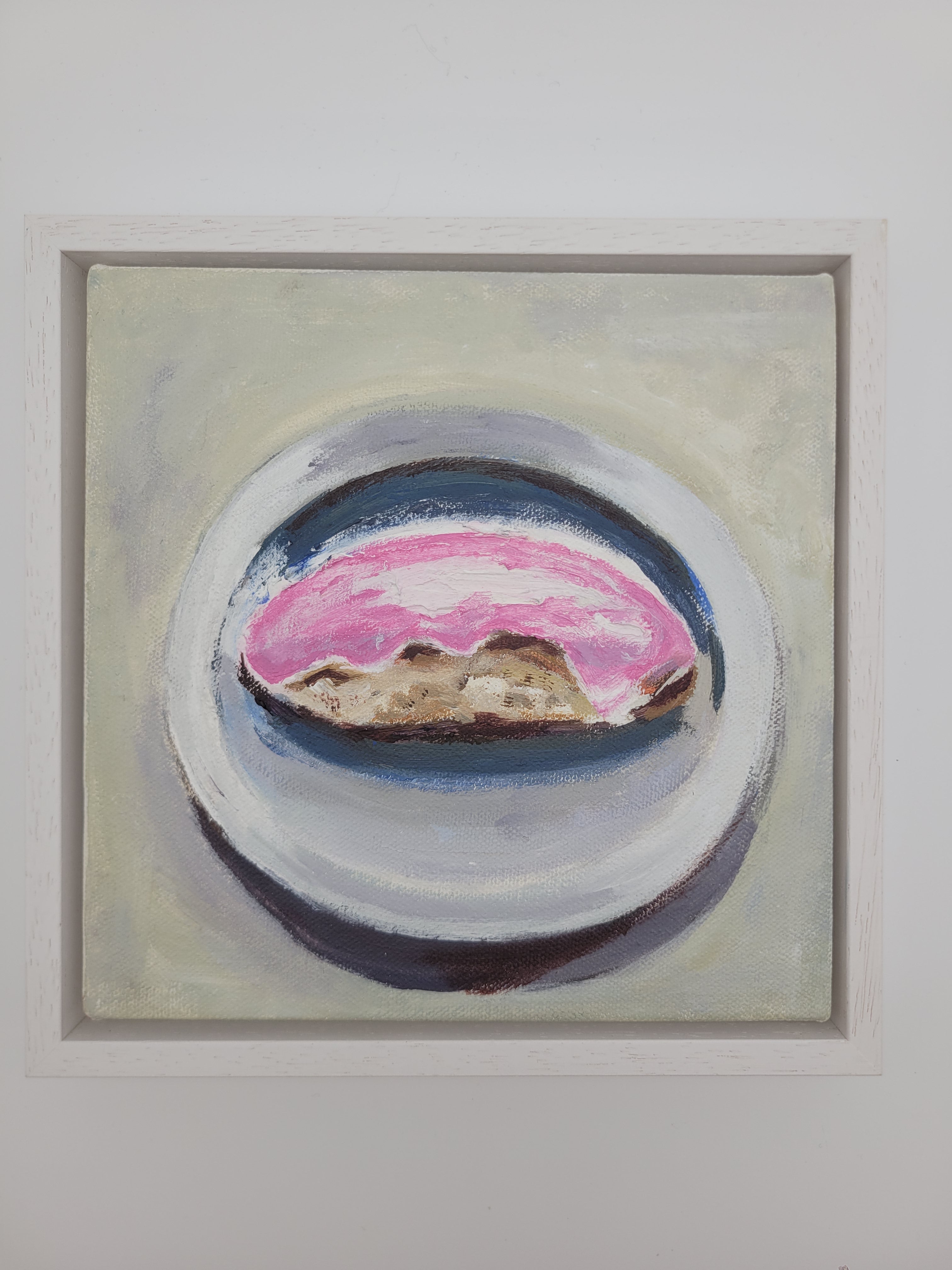 Original acrylic painting - Iced Bun