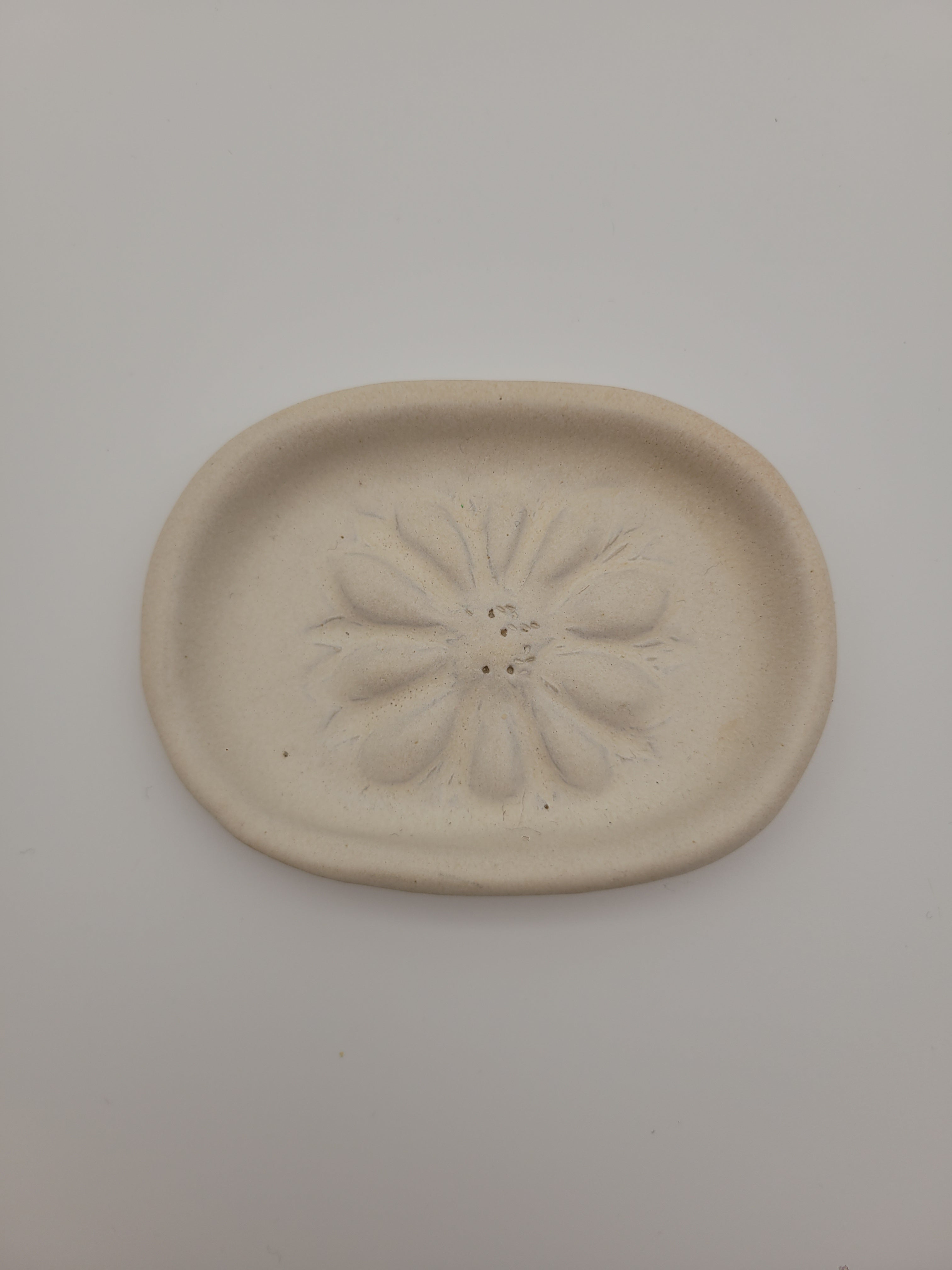 Soap dish - with flower design