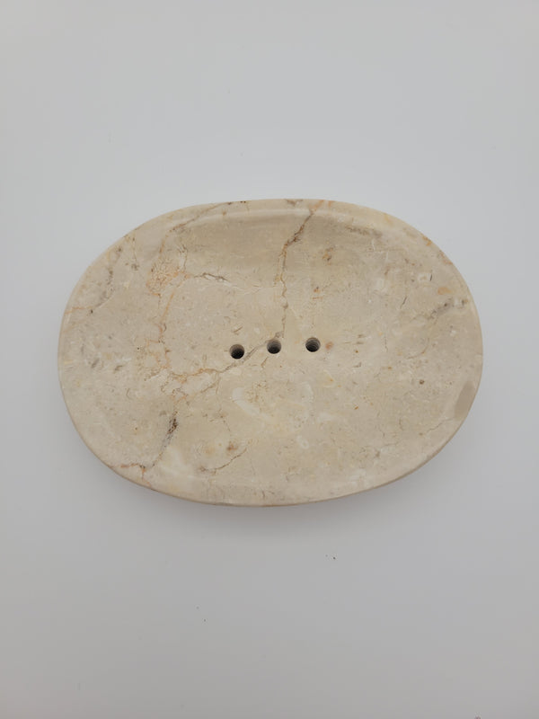 Soap dish - neutral marble decor