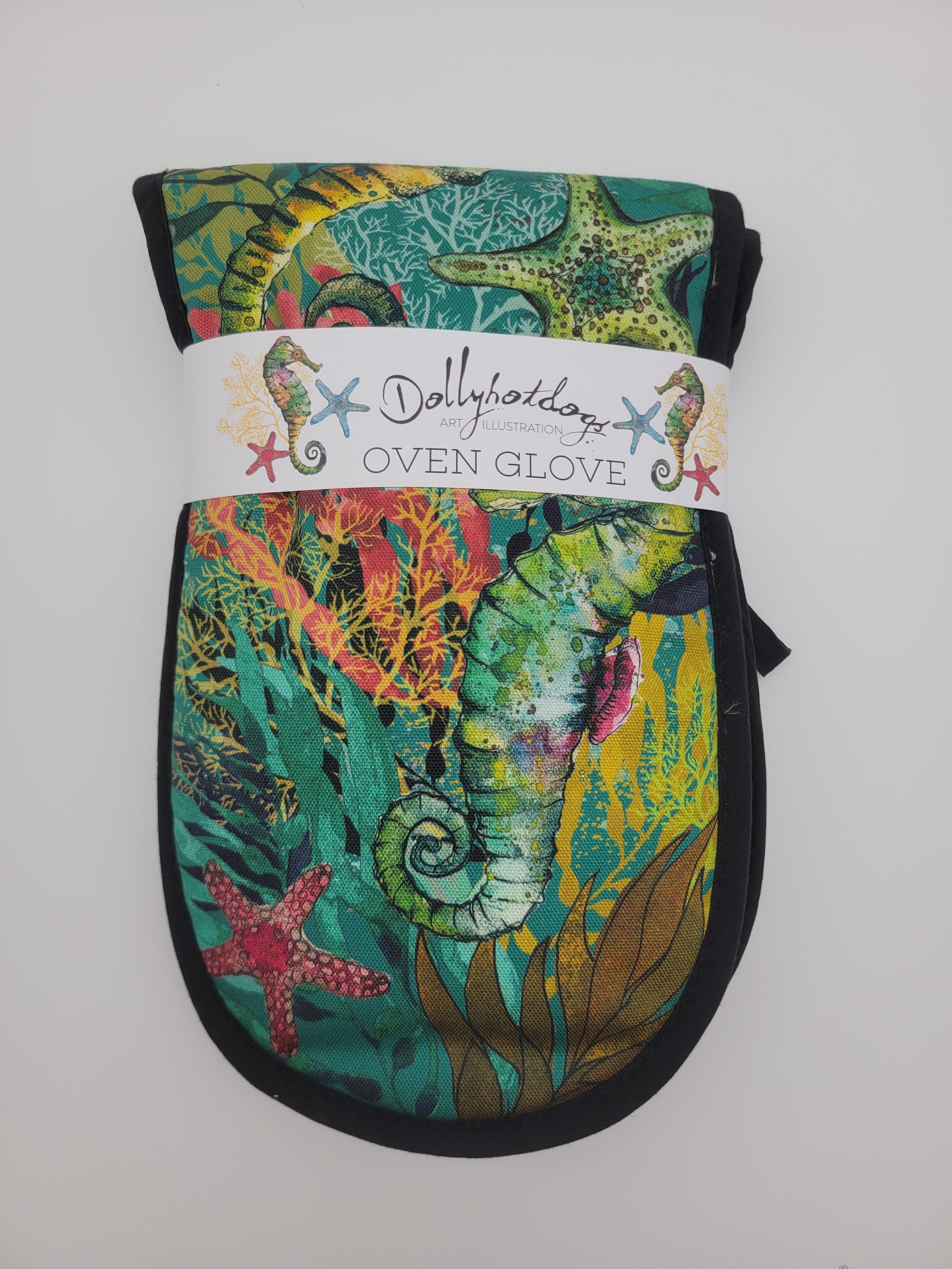 Dollyhotdogs oven gloves - various designs