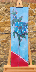 Original mixed media - 'Solo Blue'