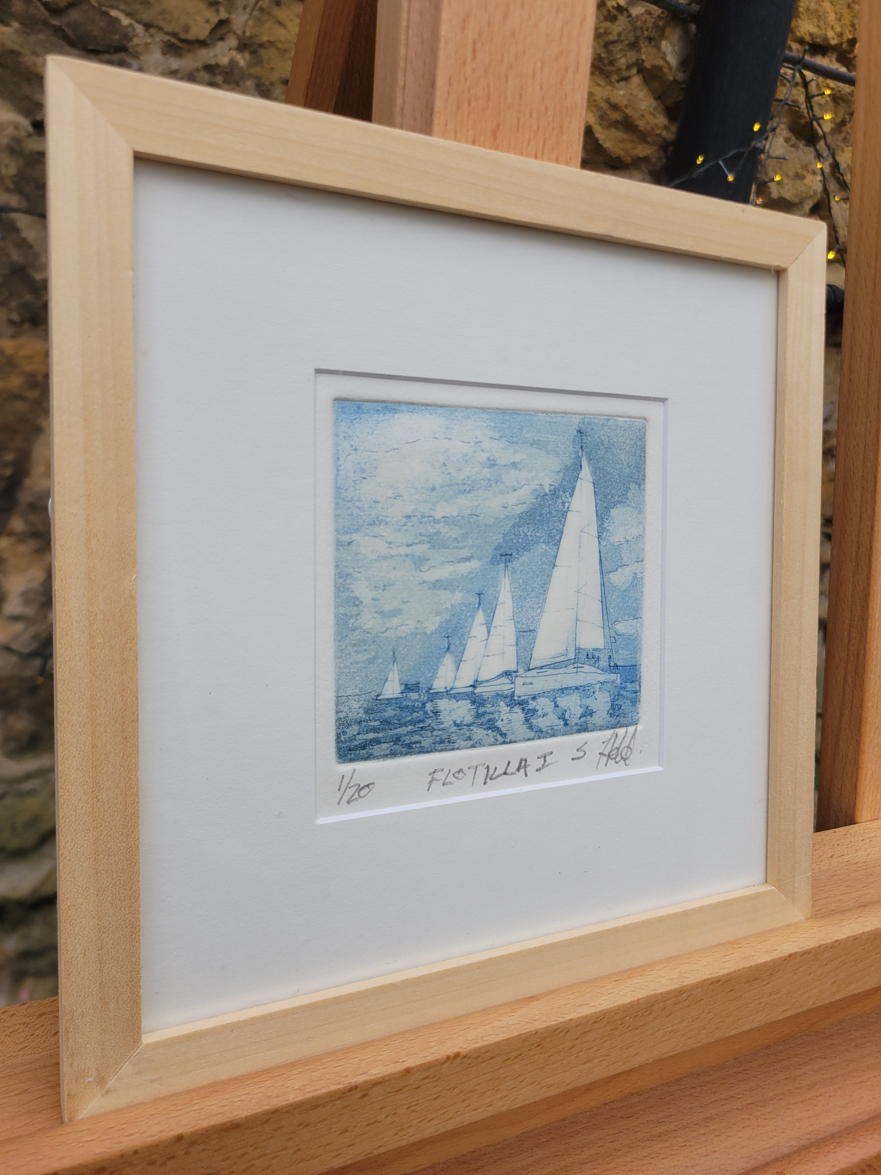 Etching 'Flotilla 1'