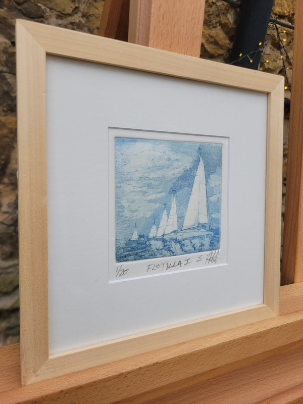 Etching 'Flotilla 1'