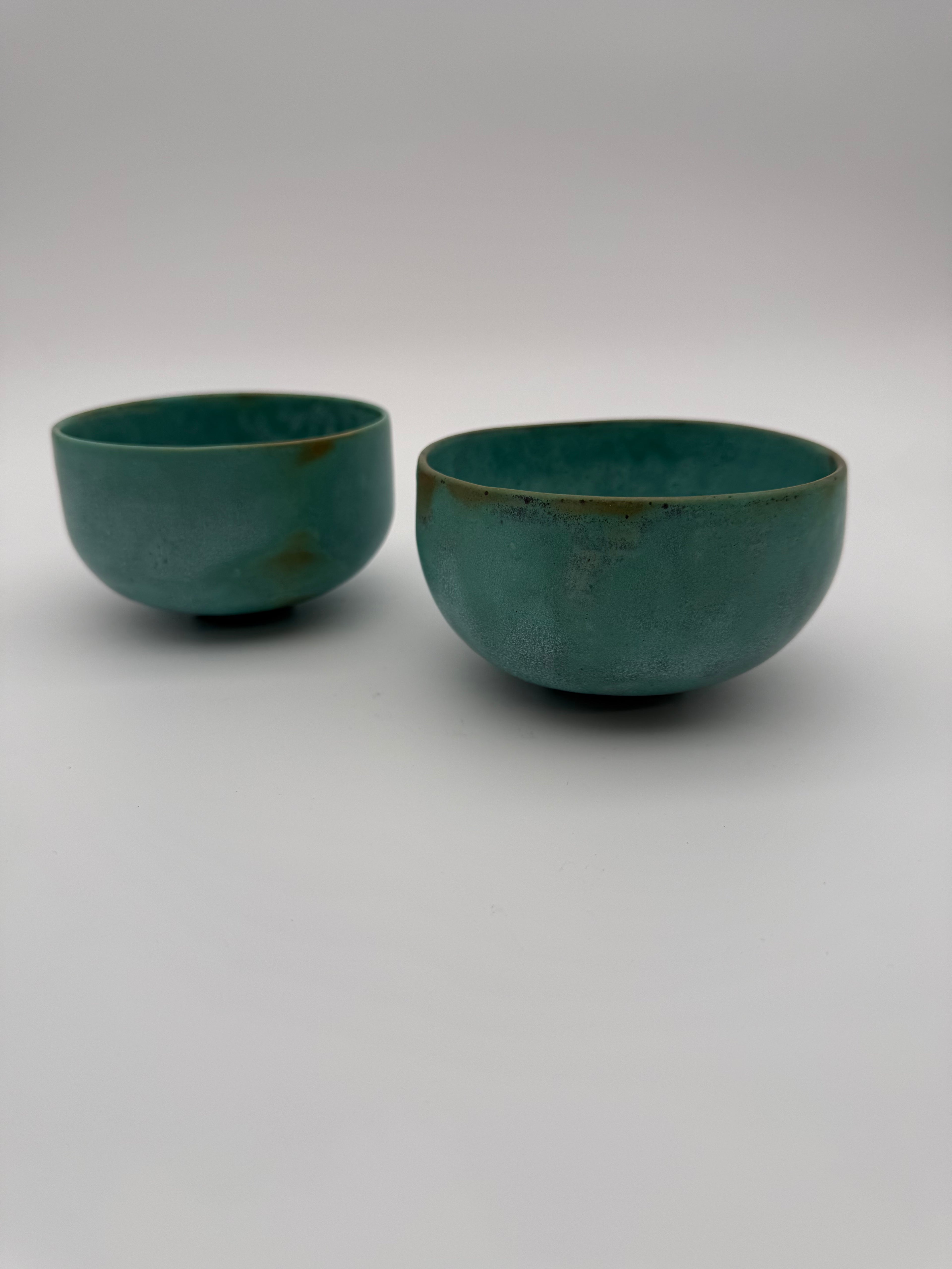 Jade green bowls