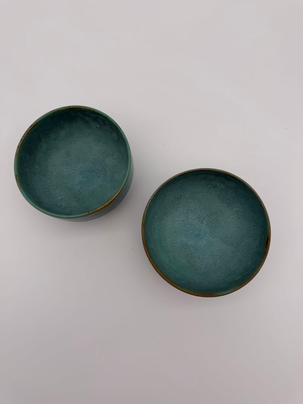 Jade green bowls