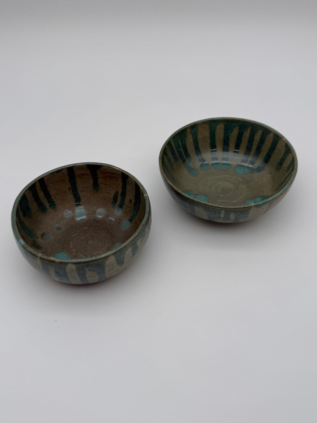 Bowl with drip glaze