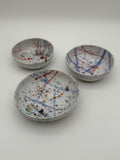 Bowl with splatter finish