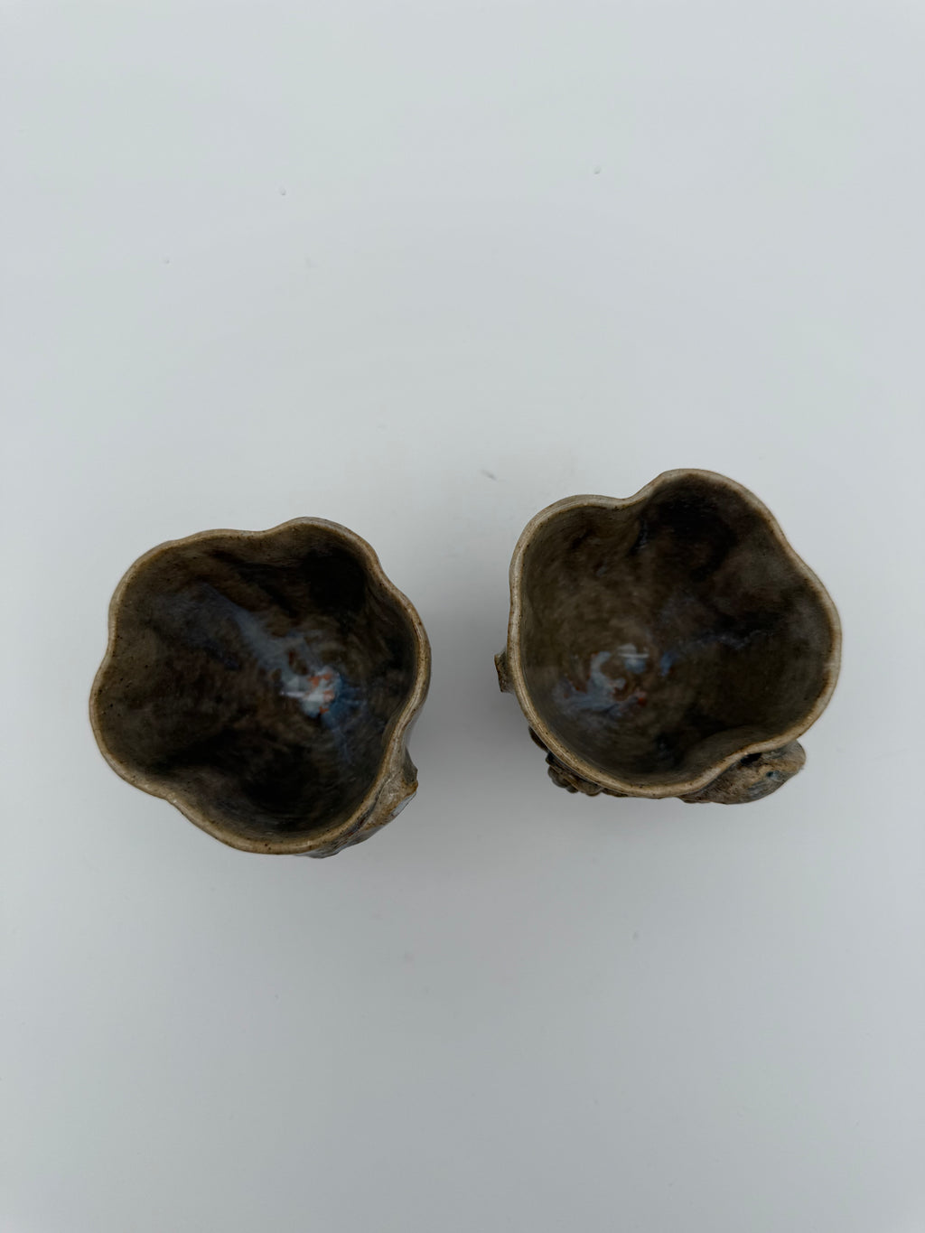 Sake cups - with persimmon design