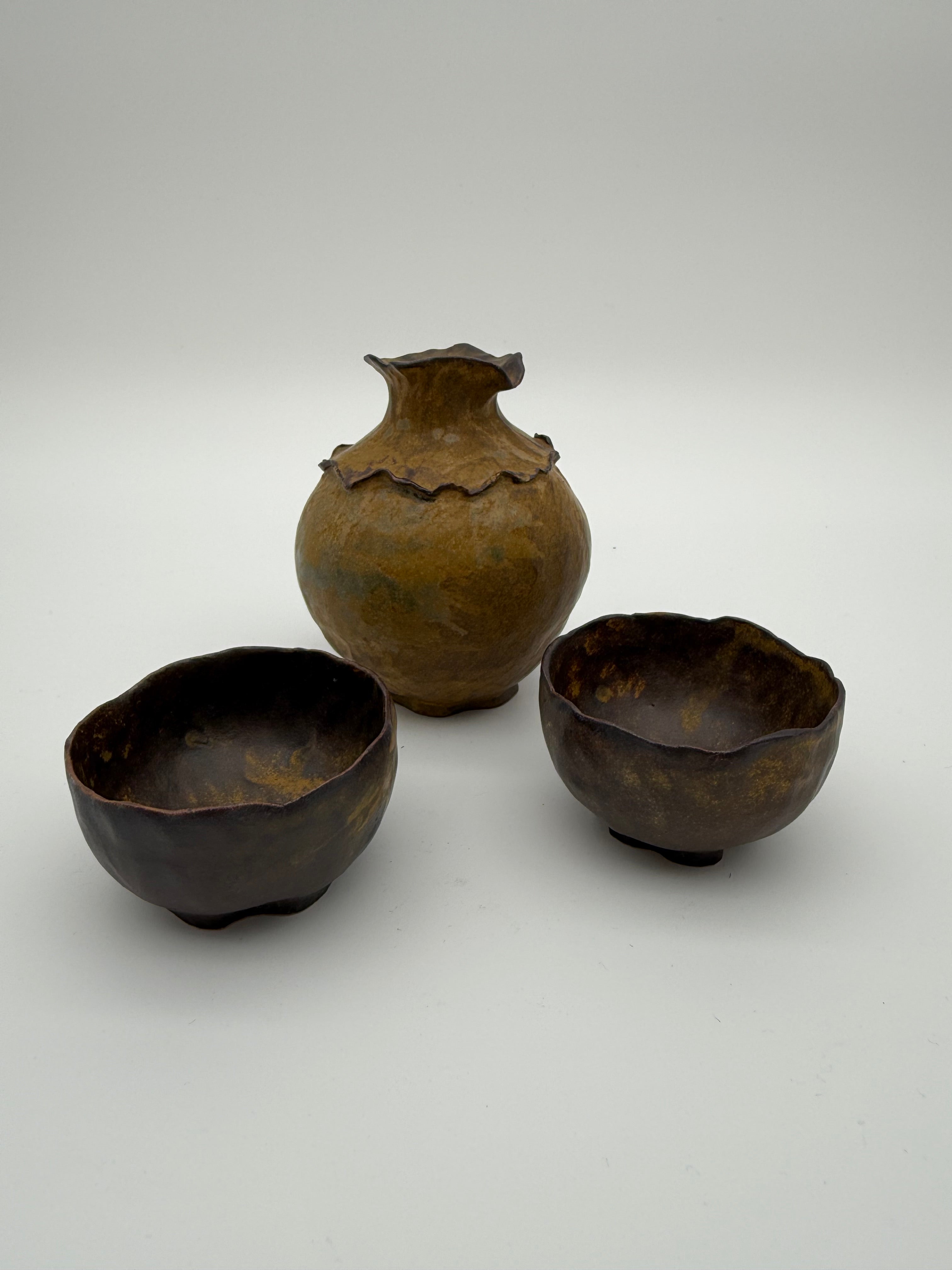 Sake set of 3