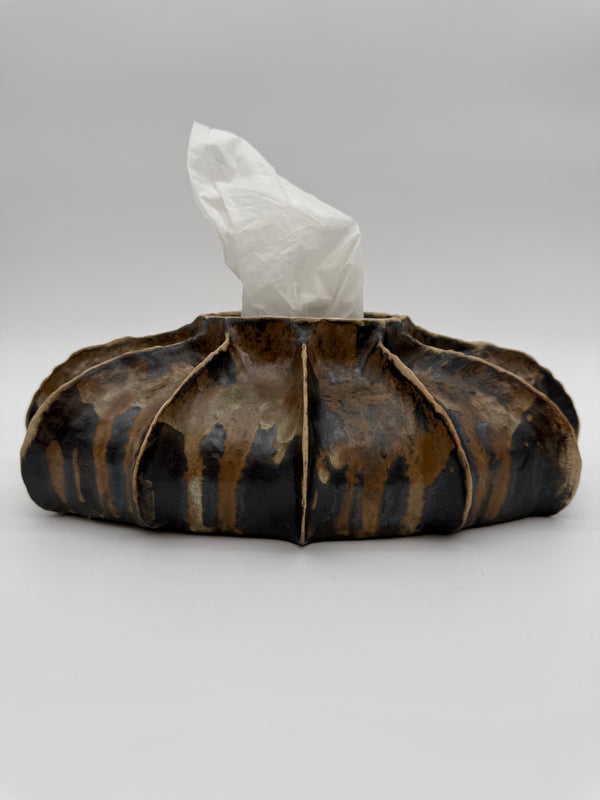 Tissue box cover, ceramic