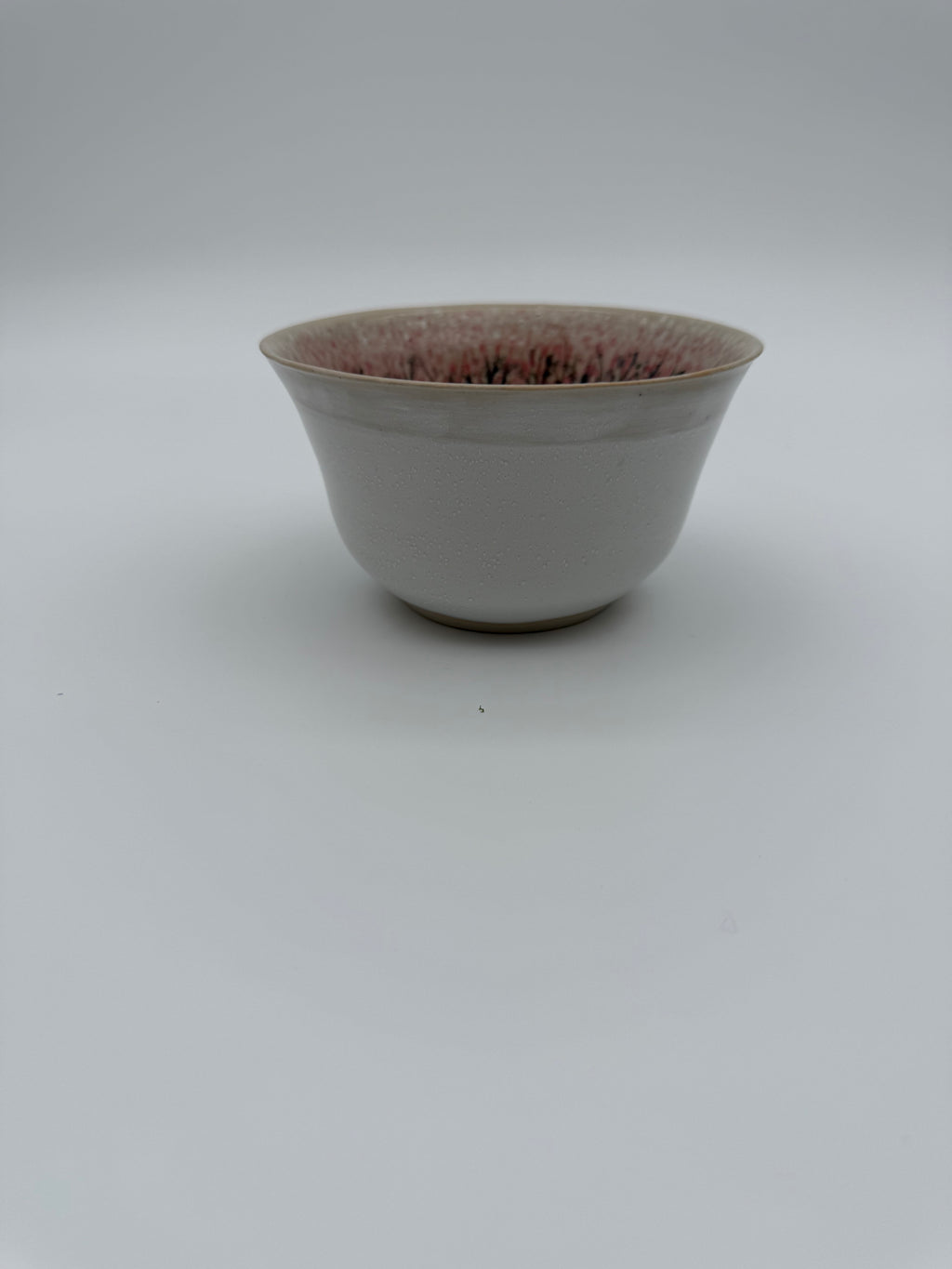 Bowl with hand painted cherry blossom design