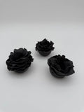 Dinner candle holders in black matte ceramic or white shiny glaze
