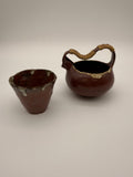 Sake teapot and cup set